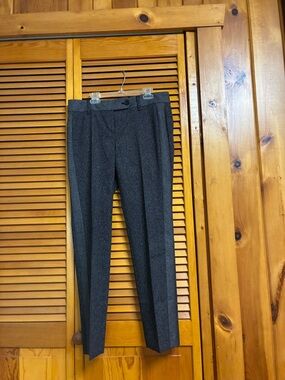 Ann Taylor Straight Leg Dress Pants in Charcoal Gray length 37”waist 16”